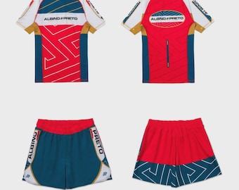 Men’s BJJ Rash Guard Set, Rasta Color MMA No Gi Set, Reggae Style Grappling Shorts and Compression Shirt, Training Gear