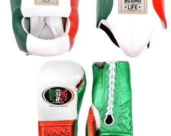 No Boxing No Life Leather Training Gloves, Head Protection, Groin Guard, punching bag, mma gloves, winning boxing gloves