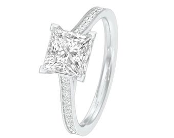 Princess Cut Diamond Engagement Ring