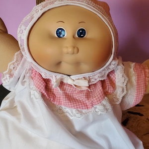 Vintage 1985 Cabbage Patch Kids Preemie Baldy With Blue Eyes