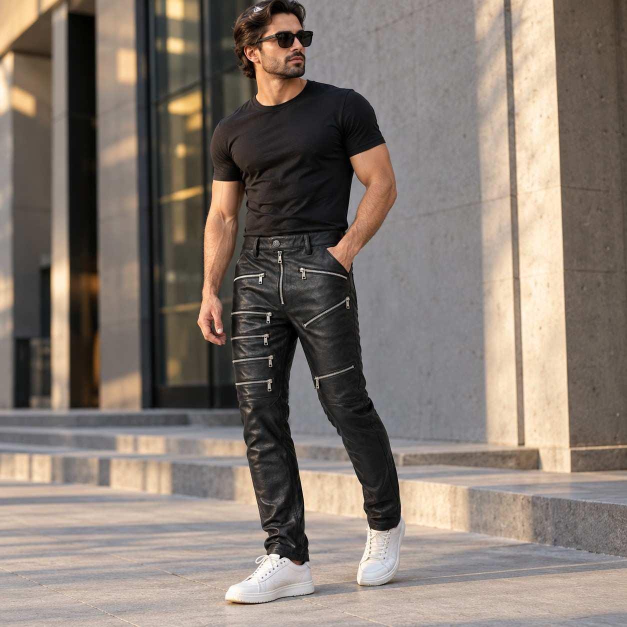 Back zipper jeans men - Etsy 日本