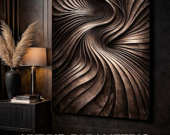 Parametric Spiral CNC Relief STL | Architectural 3D Wall Panel Texture | Modern Decorative Carving File | Instant Digital Download