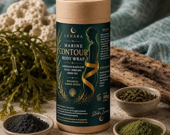 Marine Contour Body Wrap, Black Clay Fucus Spirulina Green Tea Ritual