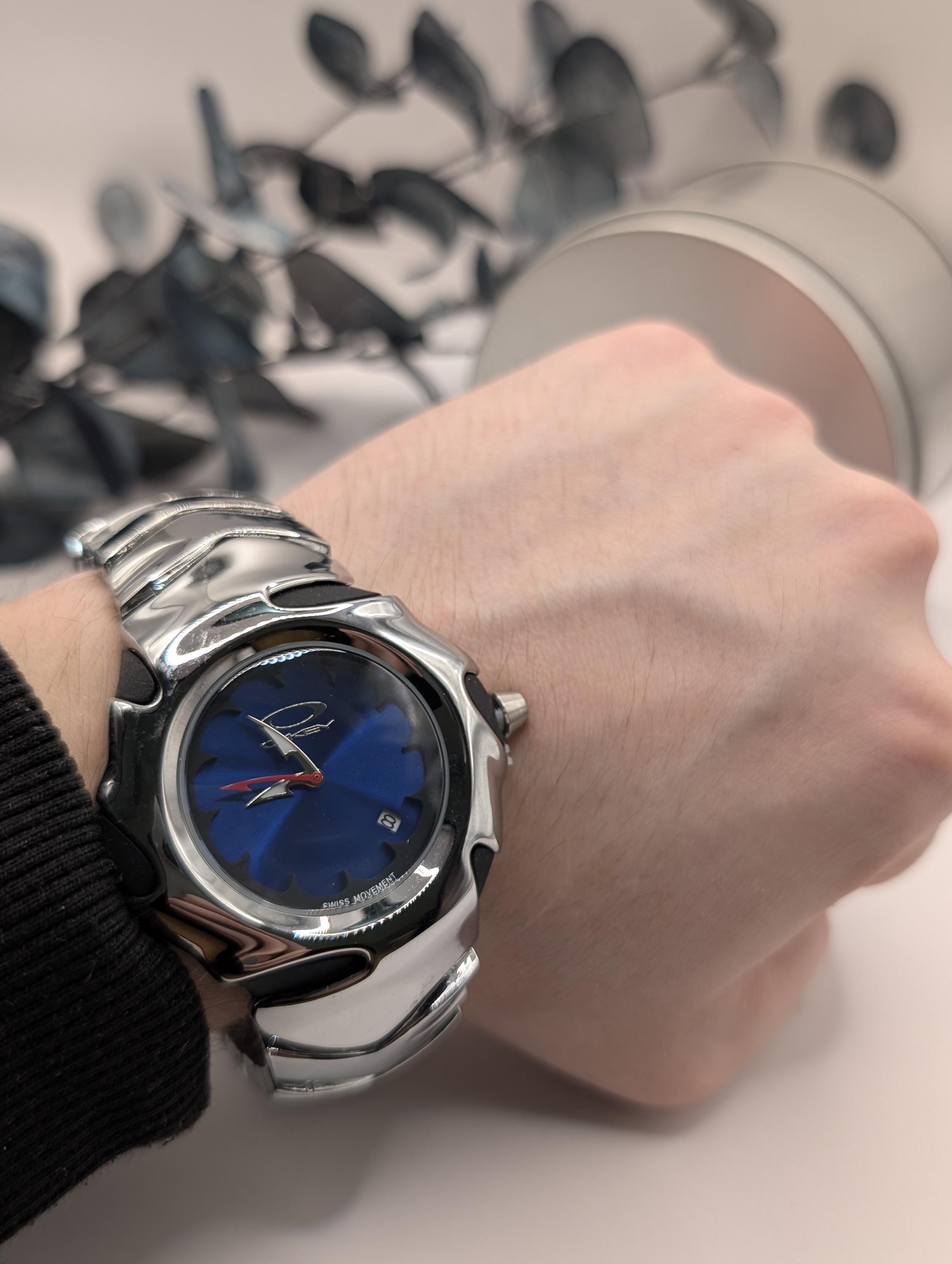 Blue Oakley Watch - Etsy