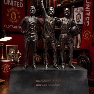 United Trinity Statue Replica Manchester United