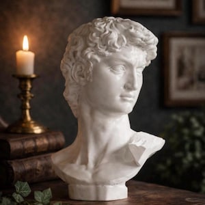David by Michelangelo Bust Replica