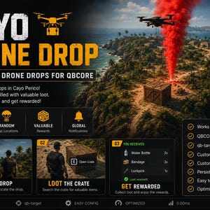 Cayo Drone Drop for FiveM