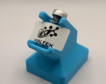 3mL Vial Labeling Station | 40x20mm Label Applicator, 3D Printed Tool