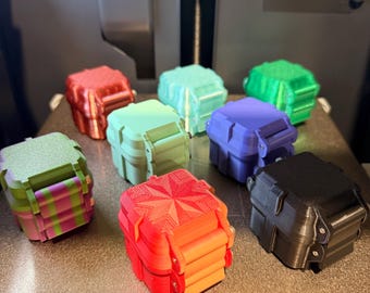 3D Printed Peptide Storage Vial Holder Case – Secure 4-Slot Lab Organizer Box