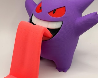 Gengar Inspired PSA Card Display Stand | Graded Card Holder for PSA cgc BGS Slabs | 3D Printed Pokémon Card Display | Gamer Desk Decor