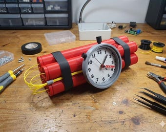 Dynamite Desk Clock