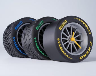 Formula 1 Racing Wheel Clock