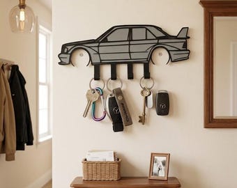 Mercedes 190E Evo 2 Wall Key Holder