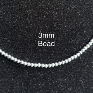 Sterling Silver Beaded Necklace image 7