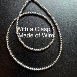 Sterling Silver Beaded Necklace image 8
