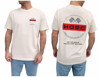 T-Shirt – Organic Cotton - Racing Graphic Tee -High Octane Racing Club