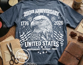 4th Of July PNG SVG, American Eagle, USA 250th Anniversary 1776 2026, Vintage Halftone Eagle, Patriotic, Shirt Sublimation Clipart