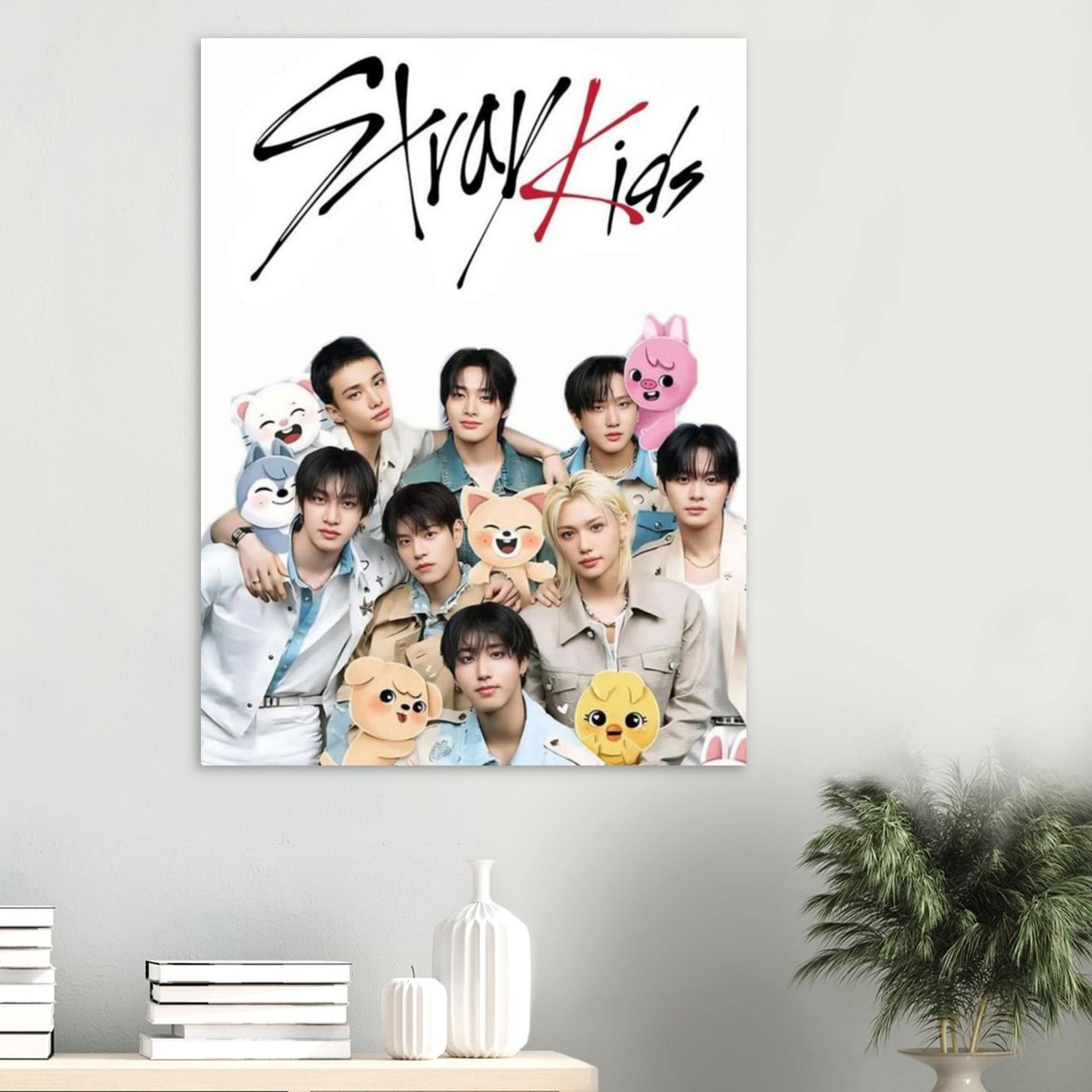 Stray Kids Poster | SKZOO Kpop Wall Art Print | Cute Idol Aesthetic ...