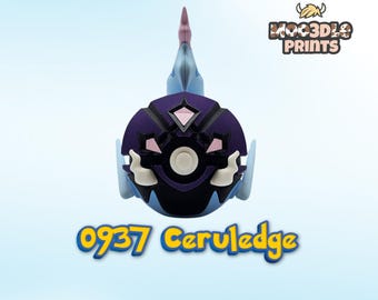 Pokéball 0937 Ceruledge | Pokémon Inspired 3D Printed Display Figure