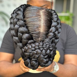 Geflochtene Perücke, Box Geflochtene Perücke, Knotenlose Geflochtene Perücke, volle Spitze, Geflochtene Perücke, Perücken für schwarze Frauen, Conrow geflochtene Perücke