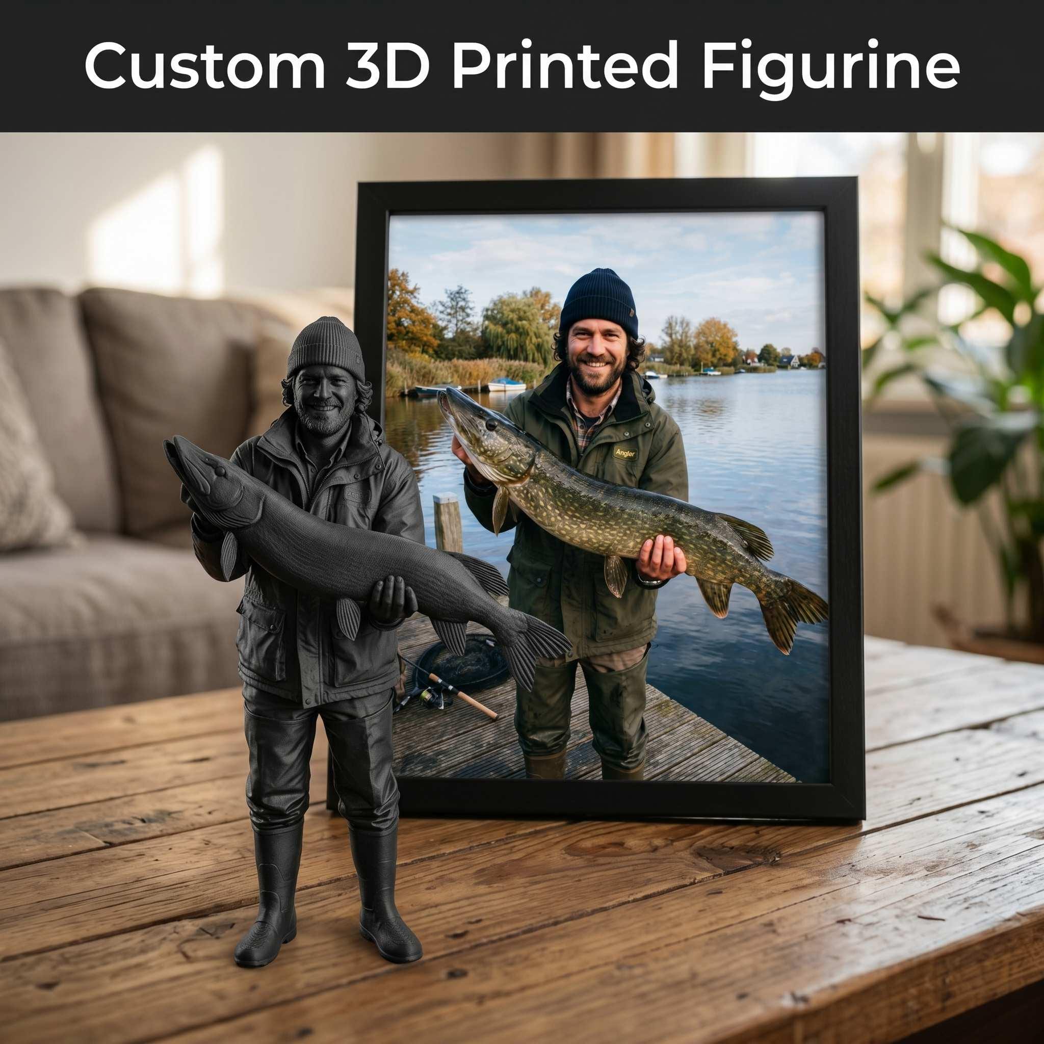Fisherman statue - Etsy 日本