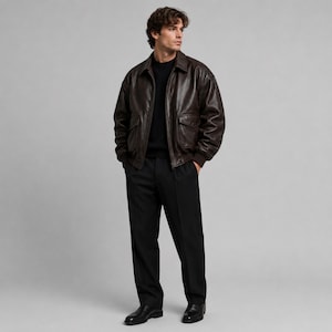 Buy 90s Vintage Leather Jacket Online In India - Etsy India
