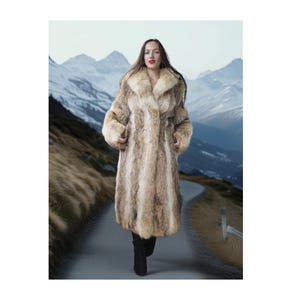 Full length fox coat - Etsy 日本