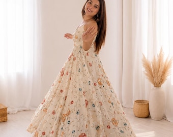 Anarkali Dress for Women, Georgette Gown Set, Eid Outfit, Wedding Guest Dress, Ethnic Wear