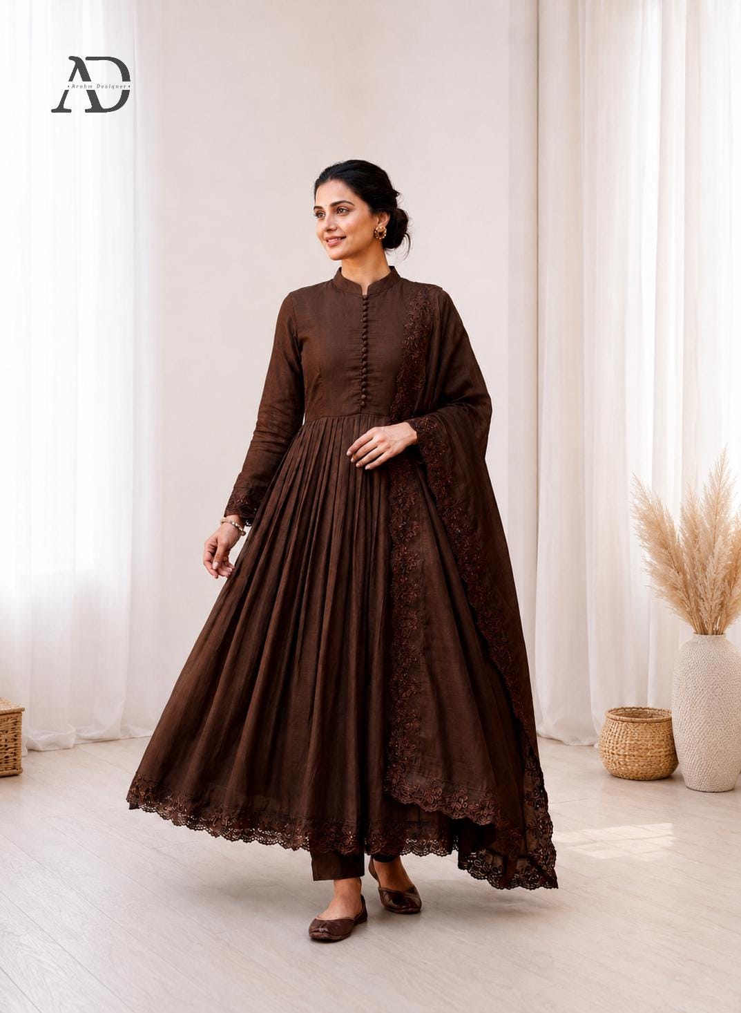 brown asian dress Chinese Style Brown Dresses For Women