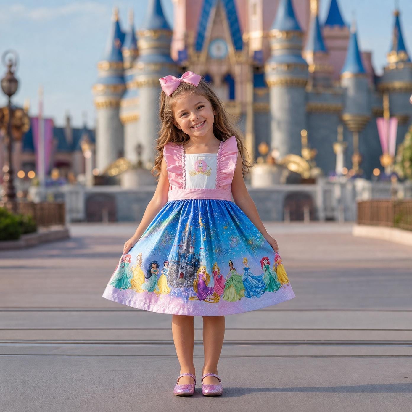 cotton on disney princess dresses Dress Toddler Knee Length Dresses for 09-26-tiered-promo and other sewing projects Colour:DARK GREEN disney princess dresses cartoon