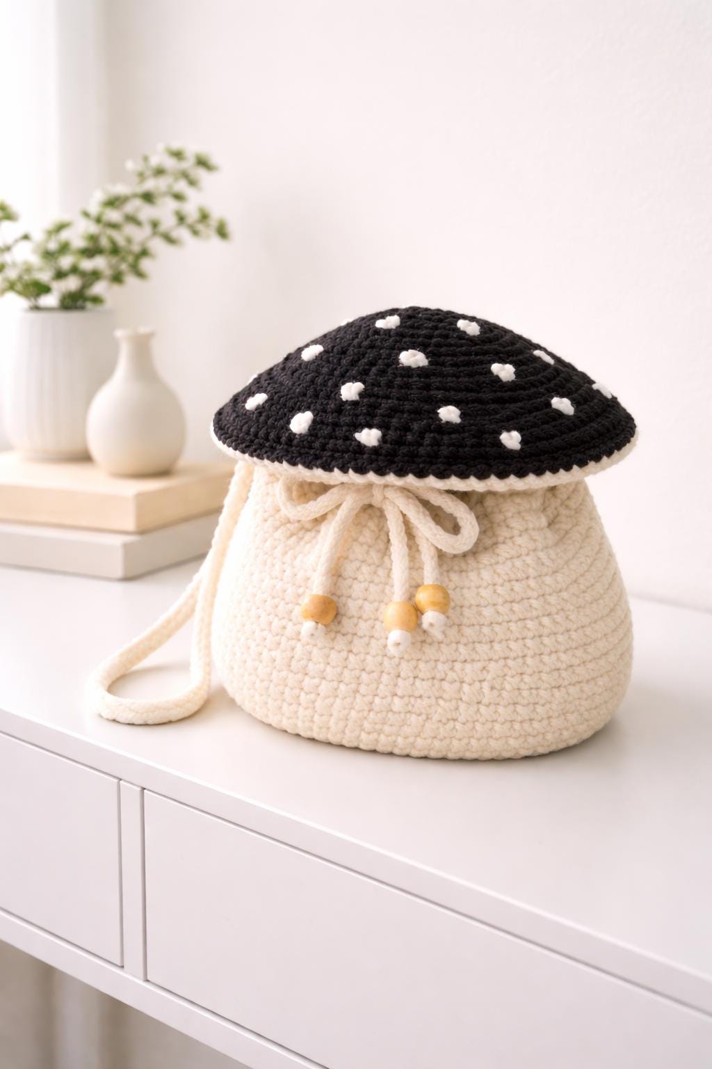 Mushroom Purse Crochet Pattern | Toadstool Purse
