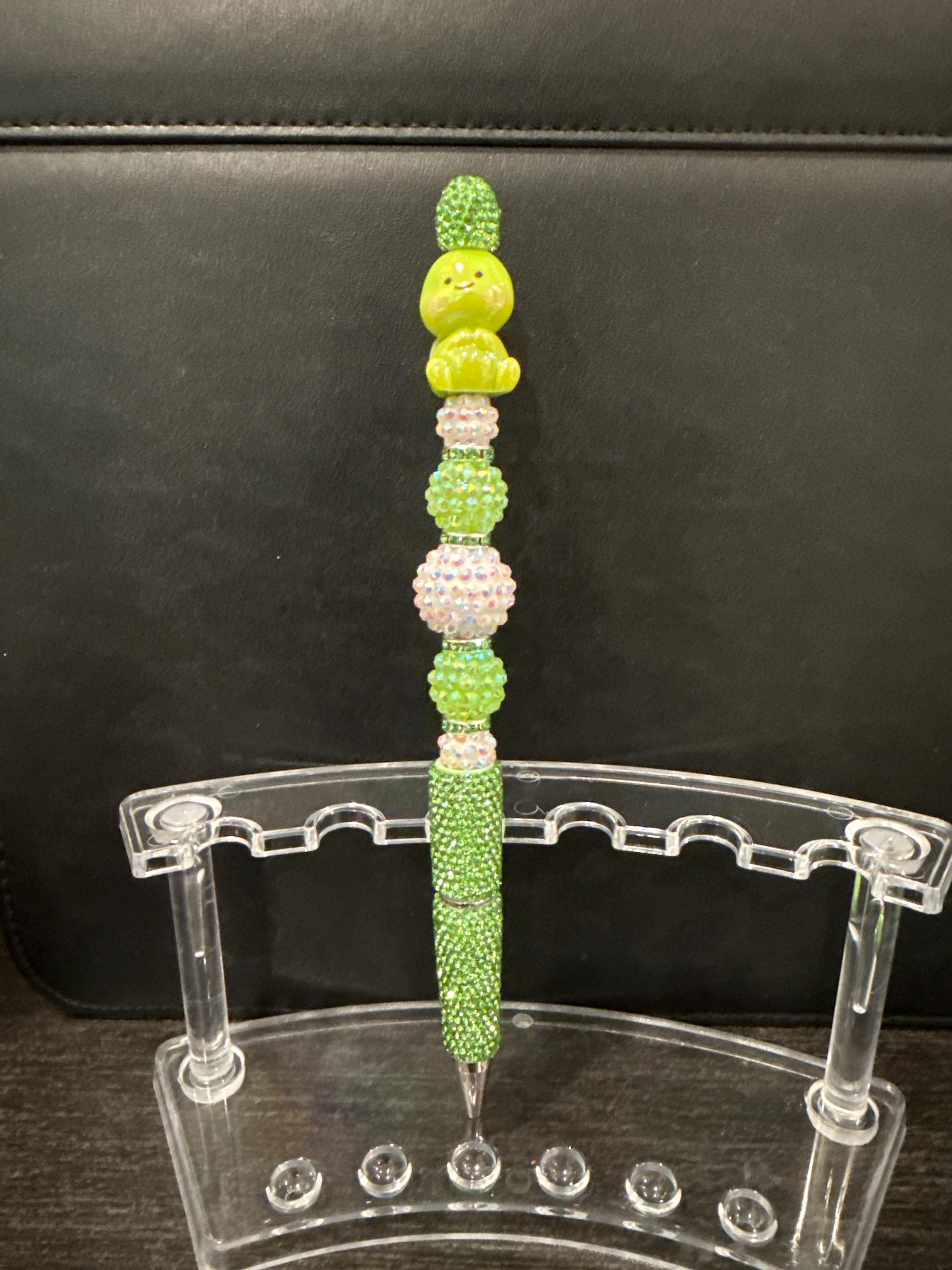 Turtle Rhinestone Pen Rhinestone Beaded Pens With Charms – Decorative Writing Tools. Ask ...