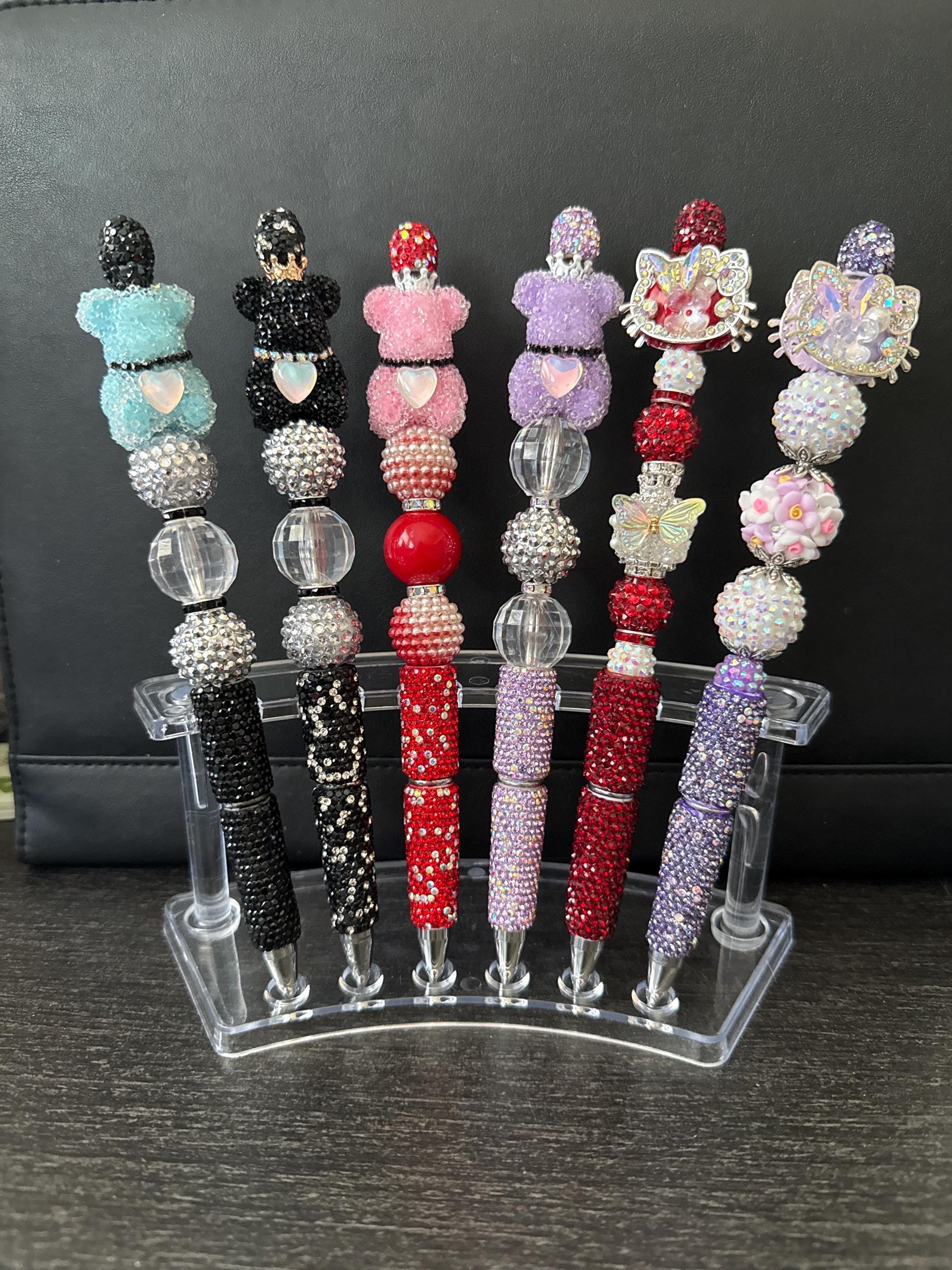 Custom Rhinestone Pens Rhinestone Beaded Pens With Charms – Decorative Writing Tools. Ask ...