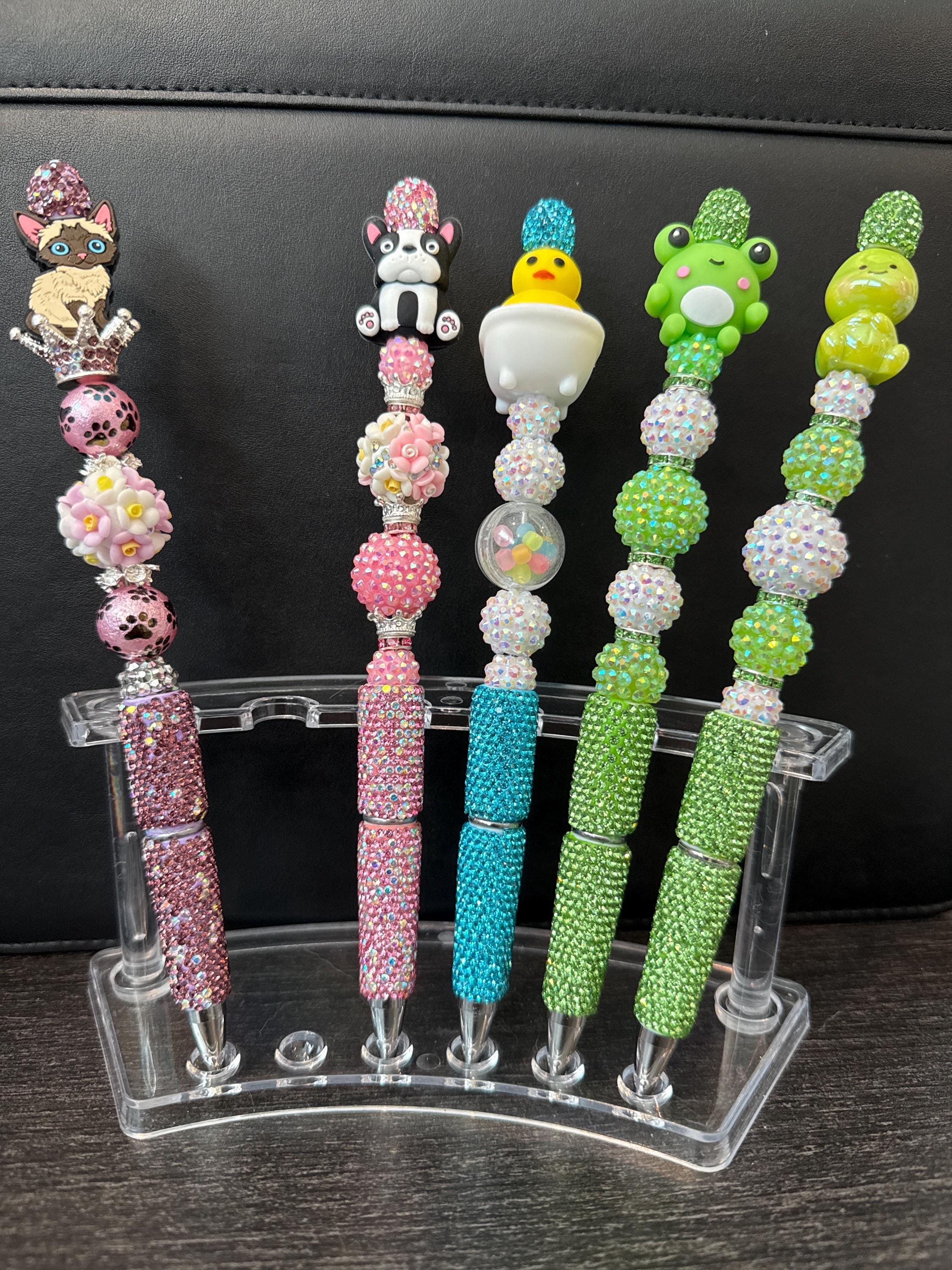 Custom Rhinestone Pens Rhinestone Beaded Pens With Charms – Decorative Writing Tools. Ask ...
