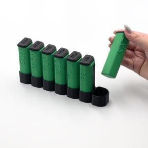 Weekly Pill Organizer Set with Line Tray – 7 Day, 3 Doses Per Day Medicine Case
