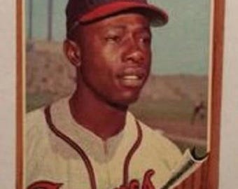 1962 Topps baseball Hank Aaron #320; BRAVES, (HOF)