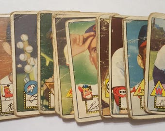 1952 Topps-honkbalkaarten, 17 kaarten