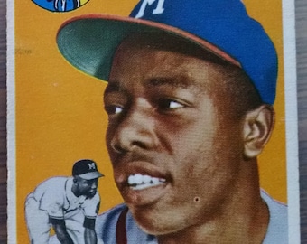 1954 Topps-honkbal Hank Aaron rookie card #128, BRAVES (HOF)