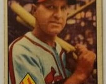 1952 Topps baseball Enos Slaughter #65, St. Louis CARDINALS (HOF)