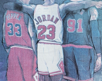 NBA basketball Chicago Bulls Michael Jordan, Scottie Pippen & Dennis Rodman / The LAST DANCE