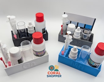 Salifert & Hanna Test Kit Organizers/Caddy - Choose from Ca KH Mg NO3 PO4 pH + More