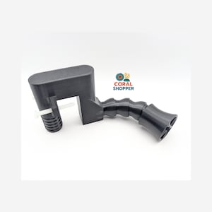 No-Drill Aquarium Sump Return Pump Manifold - Hang On Back HOB Kit with RFG Nozzle & Loc Line - Saltwater Reef Tank Plumbing