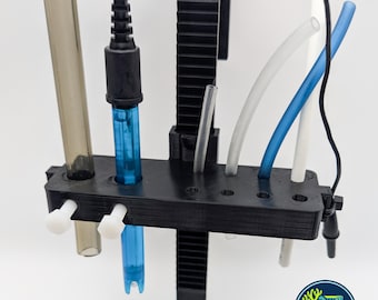 ReefZip Ultimate Aquarium Probe / Hose Holder fits Rimmed or Rimmless Reef Sumps