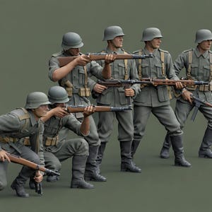 1968年、ベトナム戦争におけるマウタン戦闘のベトコンの塗装済み