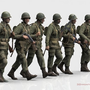 Tutoriel peinture d'un Parachutiste américain D-Day en résine (1/35