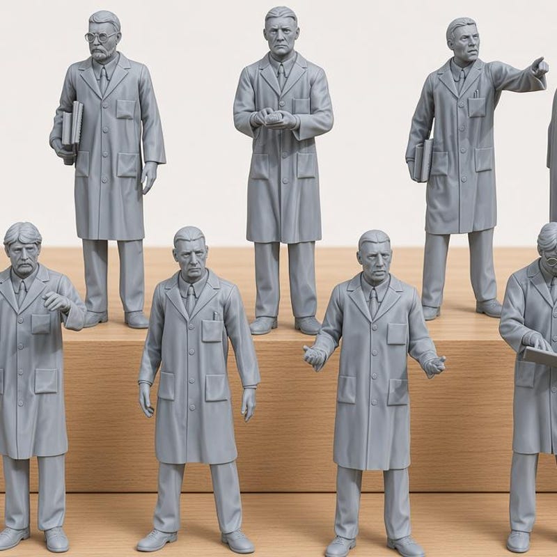 Scientist 3d Mini - Etsy