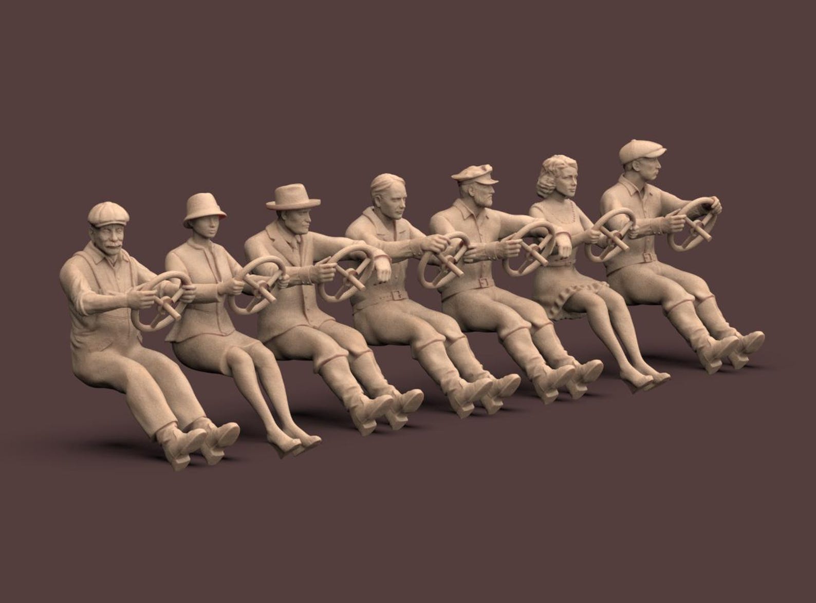 Drivers 1/56 1/48 1/43 1/35 1/32 1/30 1/24 1/22 Scale Men & Women ...