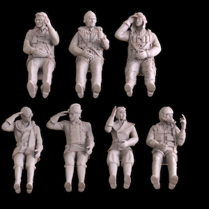 最終値下げ　リアルパイロットフィギュア 1/6スケール Ww1 1/6 scale pilot - Etsy 日本