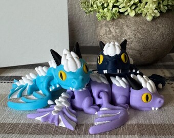 Winged Dragon Flexi Toy—Fidget, Party Favor, Desk Accessories.