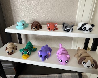 Flexi Animals: Fidget Toys, Desk Decor, Collectible Creatures, Party Favors